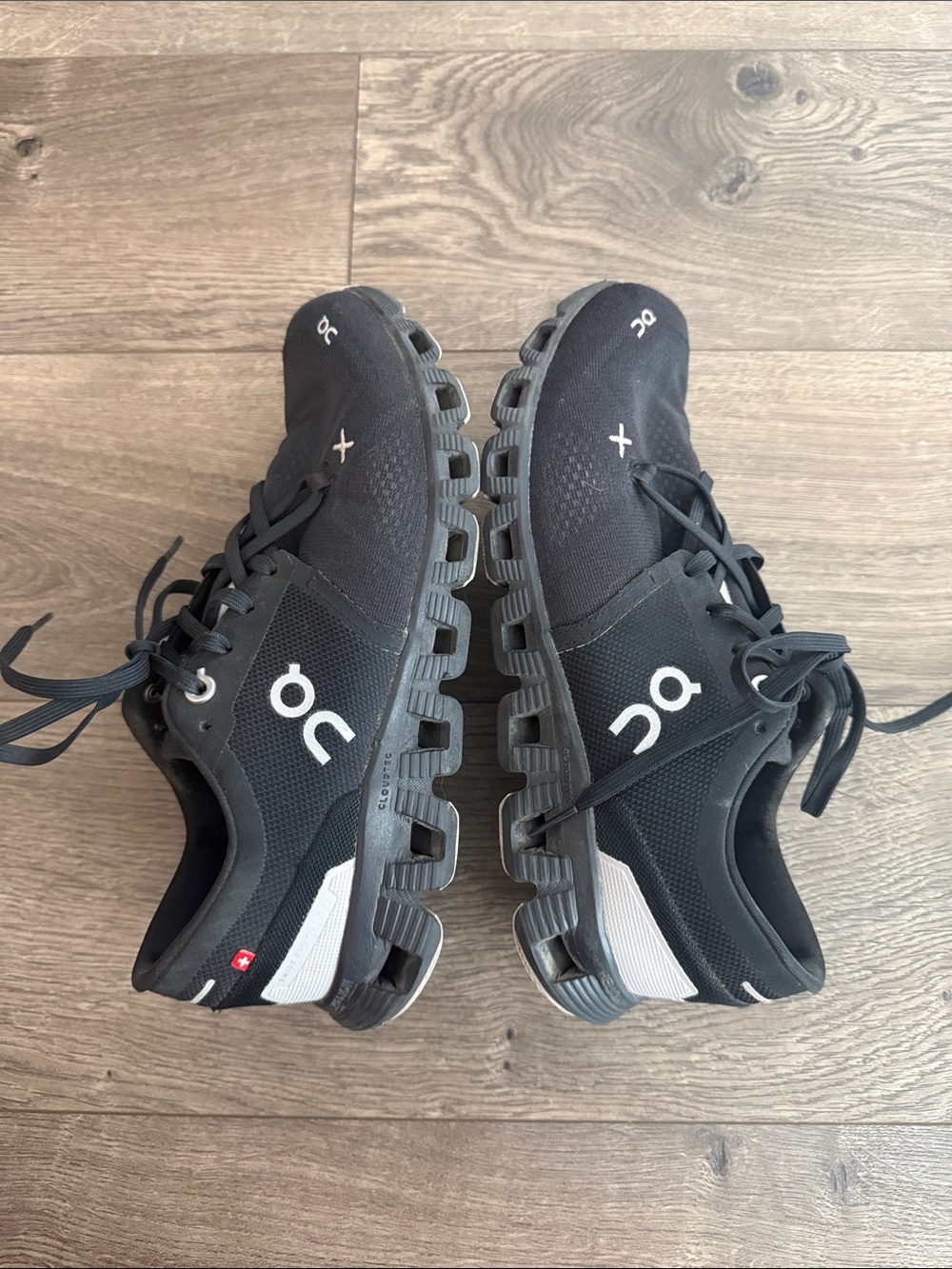 On Cloud x3 Black Athletic Running Sneakers 7 - Picture 6 of 8